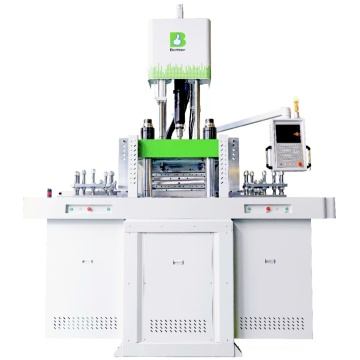 Double sliding injection machine