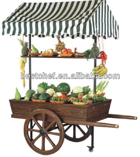 Fruit & vegetable exhibition trolley