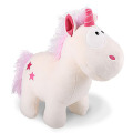 Funny white pink cute unicorn fur toy