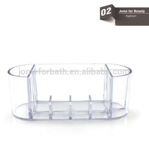 Small Clear Acrylic Plastic Cosmetic Make Up Organizer With 3 Drawers Display Storage Box Case
