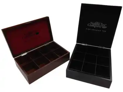 Classical Wooden Coffee Tea Set Storage Gift Box