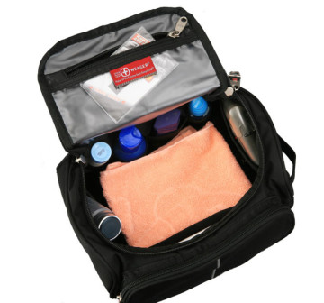 Black Toilet Bag Laptop Makeup Bags (S9730B)