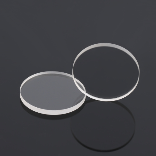 Lentille double face en fluorure de magnésium de haute précision