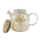 PVD Coating Color Glass Teapot Sizes available 600ml, 1L, 1.2L, 1.5L, 1.8L