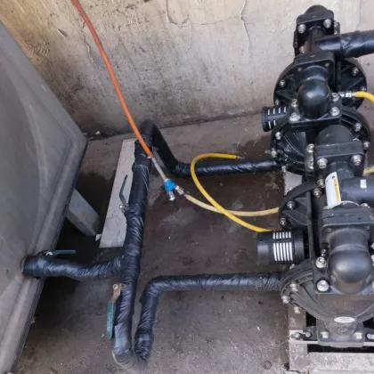 Buna-N EPDM Neoprene Fluororubber FKM Membrane Air Drive Pneumatic Diaphragm Pump