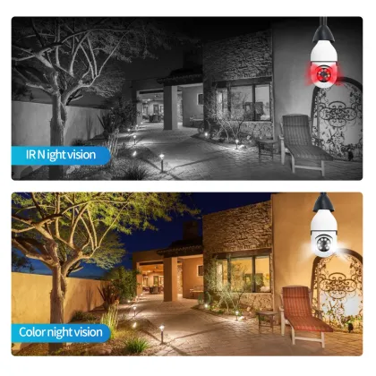 Dual Light Full Color Night Vision E26/E27 Home YI IOT A9 V380 Pro Camera