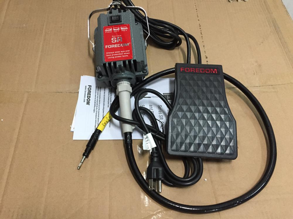 110/220v Sr Flexshaft Complete Kit, Foredom Sr Power Gold Carving Motor