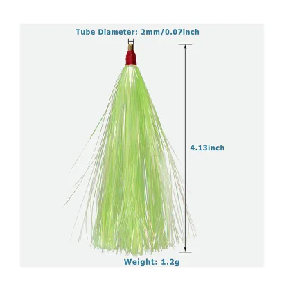 Wholesale Bucktail Rigs: Mylar Slider Flash Teasers