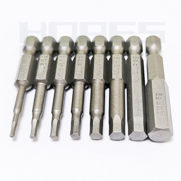 8pcs Bits de tournevis hex