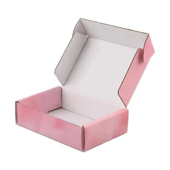 custom large color cardboard mailing clothing box paper custom logo printing corrugated shipping box