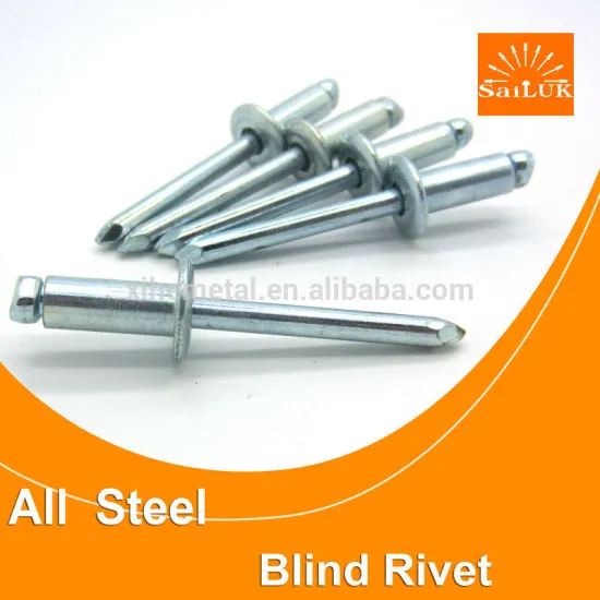 Open type steel blind rivet ms blind rivet
