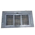 Square nodular cast iron rainwater grate