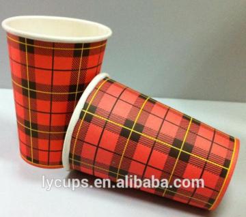 12oz paper coffee cup with sleeve and lid