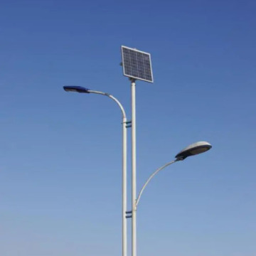 Solar Street Light Complete Set Solar Street Light External LifePo4 Lithium Battery onder het zonnepaneel