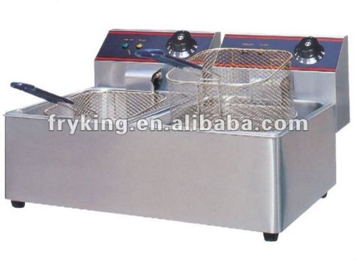 Table Top Electric 2-Tank Fryer(2-Basket)