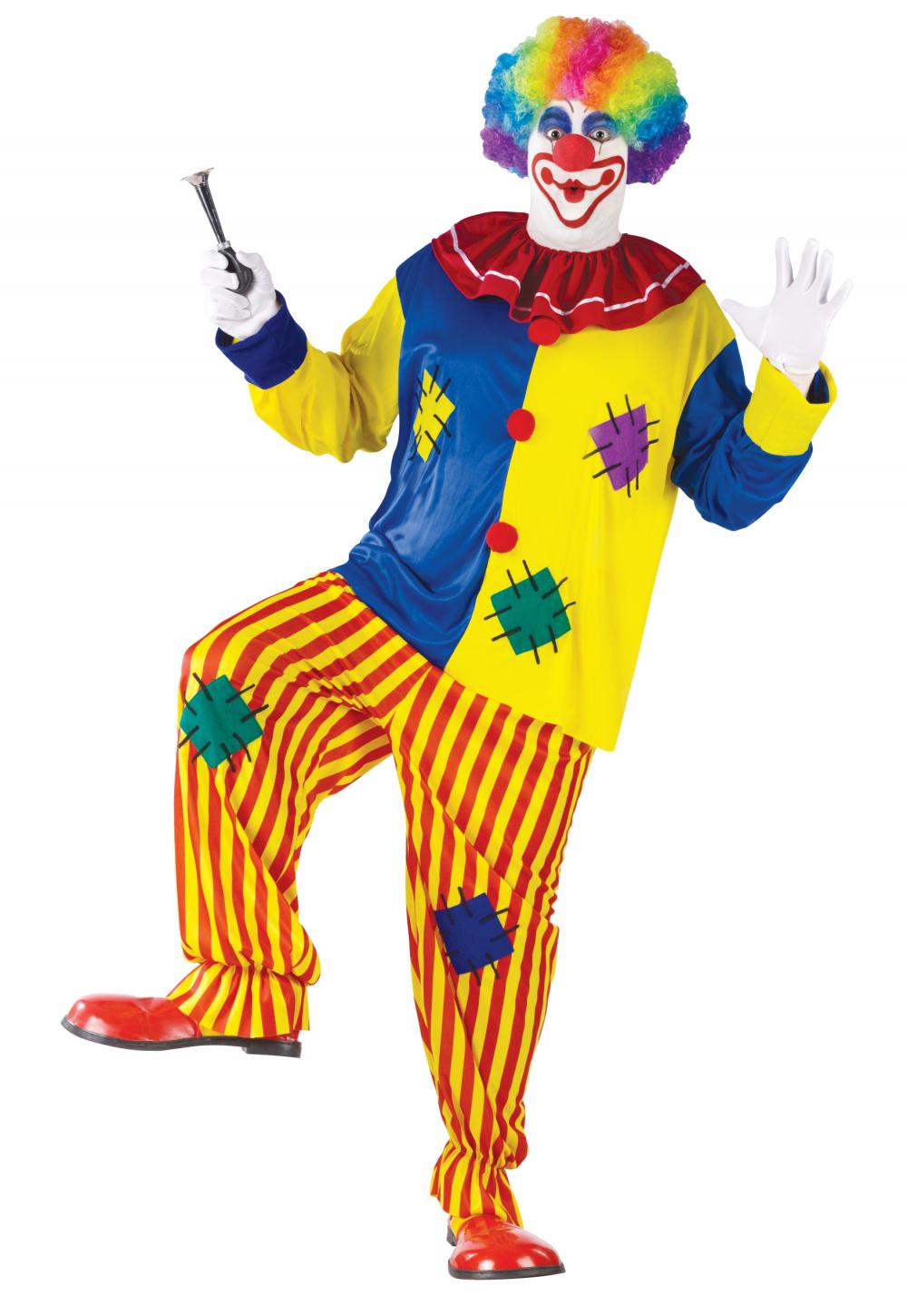 Plus Size Big Top Clown Costume