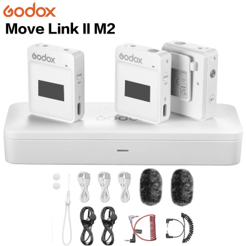 Godox Mic Movelink II M2 Ασύρματο σύστημα μικροφώνου Lavalier