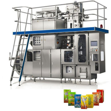 Aseptic Juice Milk Carton Filling and Packaging Machine