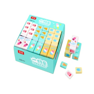 Stock Ice Cream Eraser Pencil - Clean Writing Eraser for Kids' Study Stationery