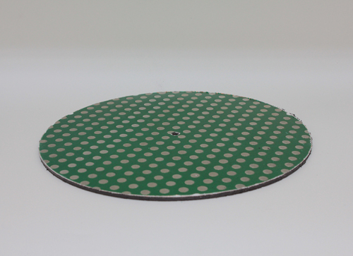 12 inch Diamond Lapidary Glass Ceramic Porcelain Magnetic Dot Pattern Slijpen Flat Lap Disk