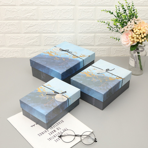 Custom Birthday Gift Packaging Box Cardboard Lid