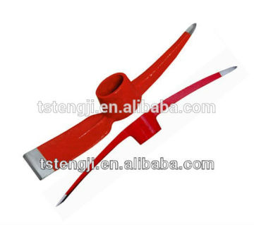 tangshan factory forged pickaxe 65Mn pickmattock a boday forged pick