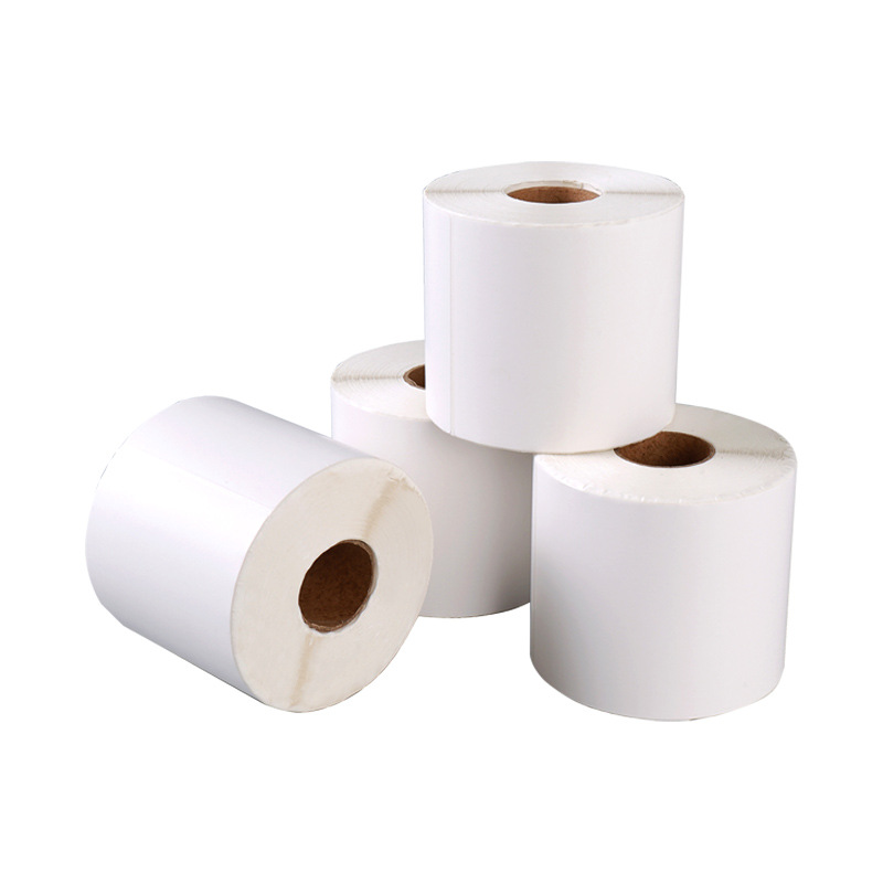 Adhesive Paper Custom Stickers Roll Direct Thermal 4x6 Labels 100x150 Shipping Labels Barcode Labels Roll