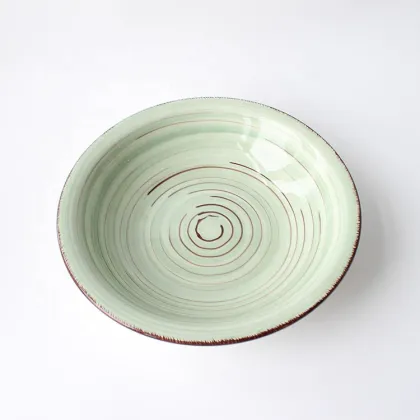 Living Art 12PCS Handmade Stoneware Dinnerware Sets