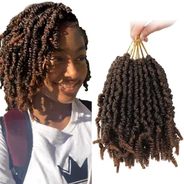 private label Short Spring Twist Hair Curly Spring Pre-twisted Braids Synthetic Bomb Pre-Twisted Passion Twists Crochet Braids