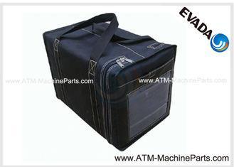 Durable ATM Machine ATM Parts Black Cassette Bag with three