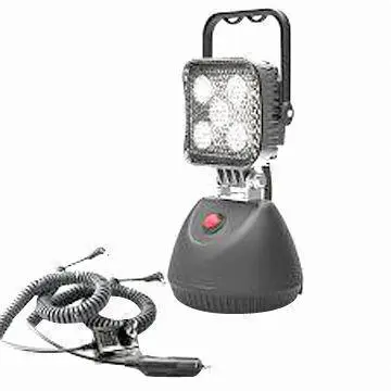 Rechargeable LED work light with magnet base
