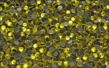Hot Fix Rhinestone DMC Citrine Ss20 Flatback
