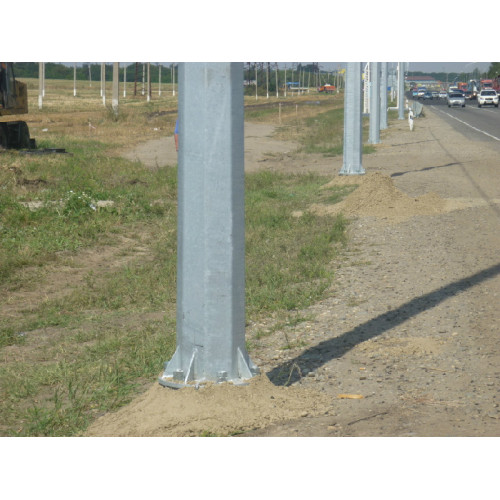 Galvanized Street Light Pole