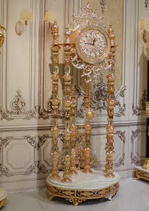 Luxury Crystal Royal Standing Antique Grandfather Clock