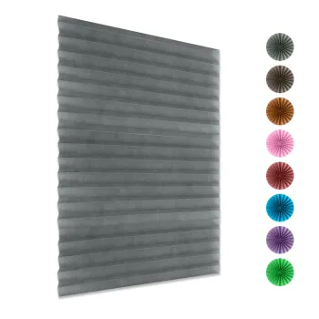 Window Covering Solutions: Adhesive Blackout Pleated Curtains for Easy Bedroom and Home Installation