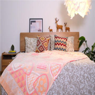 Girls Lovely Short Plush Coral Fleece Bedroom Blankets