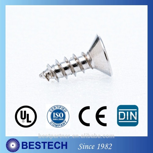 Phillips Head Self Tapping Sheet Metal Screw Nickel Coating