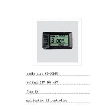 LCD7U display 25A controller electric bicycle parts
