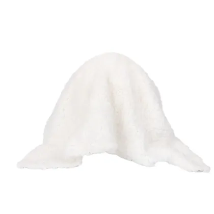 30cm White Cotton Ghost Pumpkin Plush Pillow - Halloween Ghost Toy and Decorative Doll