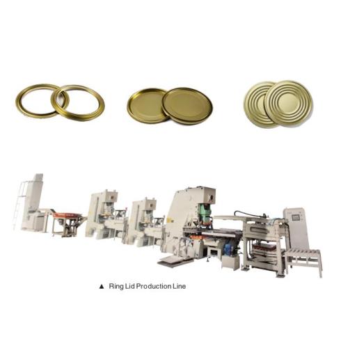 Metal Ring Making Machine Automatic 404 Ring Lid Production Line Factory