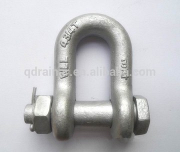heavy type ship used marine anchor US type G2150 safety shackle with nut and pin