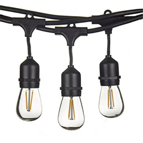 2017 hot new Warm White 49feet LED String Lights for Outdoor Xmas Christmas Decoration