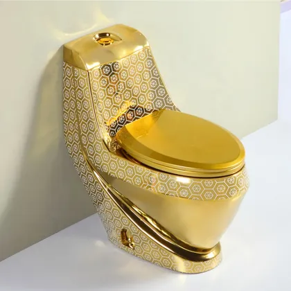 Dubai Sanitary Ware - Medium Luxury Gold Toilet Bowl