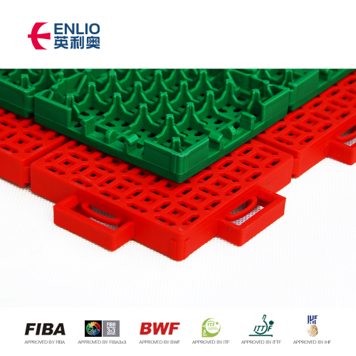 Pp Plastic Interlocking Enlio Basketball Court Tiles High Quality Pp