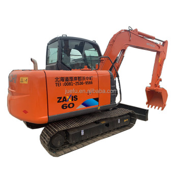 Original Zaxis 60 Used Hitachi ZX60 Excavator with Original Spare Parts - Good Condition: Second Hand Crawler Excavator for Sale