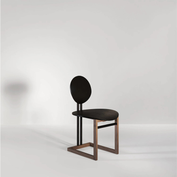 Hot Selling Italian Design Solid Wood Resser Chair with Backrest - Luna Chair for Living Room