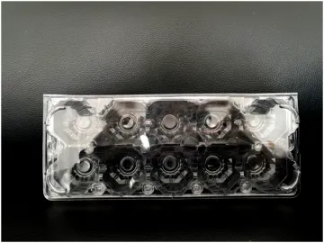 10 pc plastic egg tray packaging for supermarket
