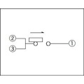 One-way Action Switch with Slide Bar Height 3.3mm