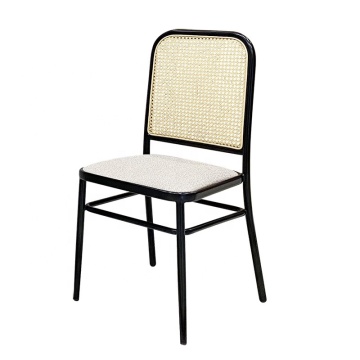 Outdoor Metal Frame Rattan Hotel Banquet Wedding Chair" could be shortened and optimized for a search engine as:

"Rattan Wedding Chair Metal Frame