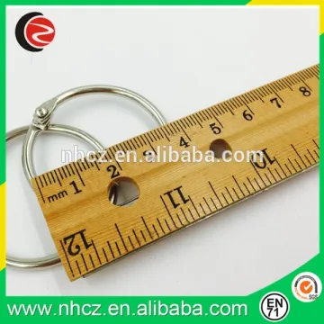 Nickel plating metal Small 35MM book ring